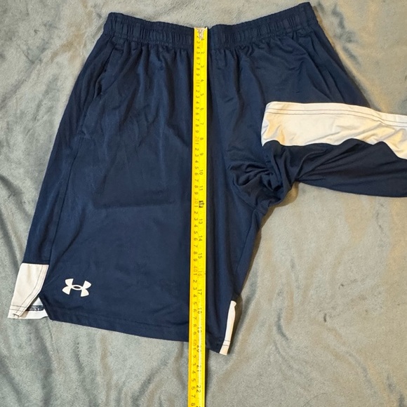 Under Armour Blue Athletic Shorts with Elastic Waistband

#1071 - Picture 3 of 9